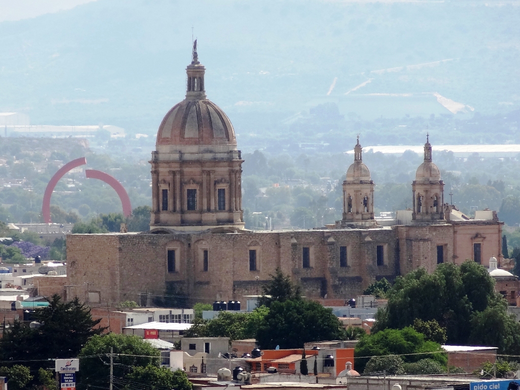 Panorámica de la ciudad de San José Iturbide en el estado de Guanajuato, México. 